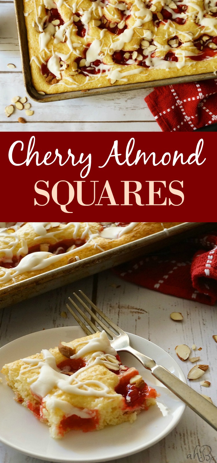 Cherry Almond Squares