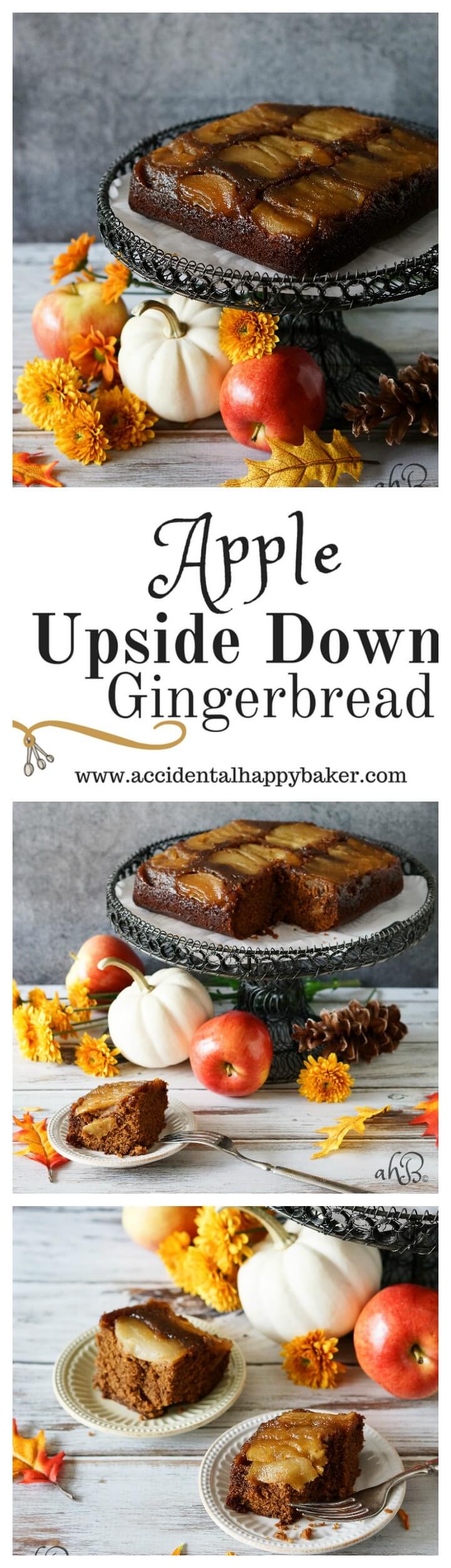 Apple Upside Down Gingerbread
